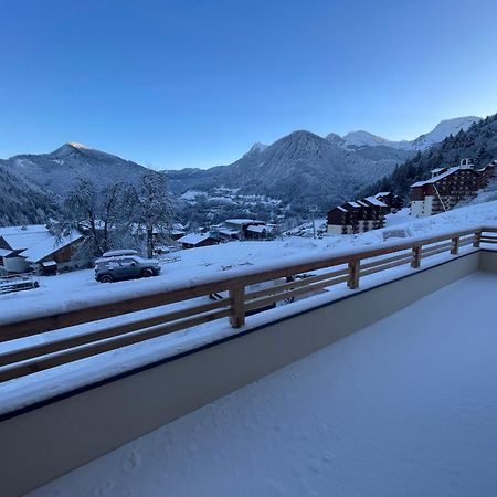 Dans Residence Neuve Le Snow Roc Sur Les Pistes, Grand Studio Cosy 5 Pers Avec Terrasse Panoramique, Sauna, Wifi Saint-Jean-dʼAulps エクステリア 写真