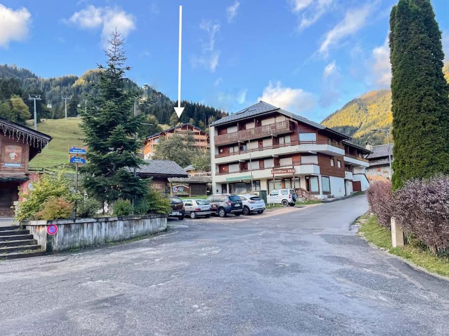 Dans Residence Neuve Le Snow Roc Sur Les Pistes, Grand Studio Cosy 5 Pers Avec Terrasse Panoramique, Sauna, Wifi Saint-Jean-dʼAulps エクステリア 写真