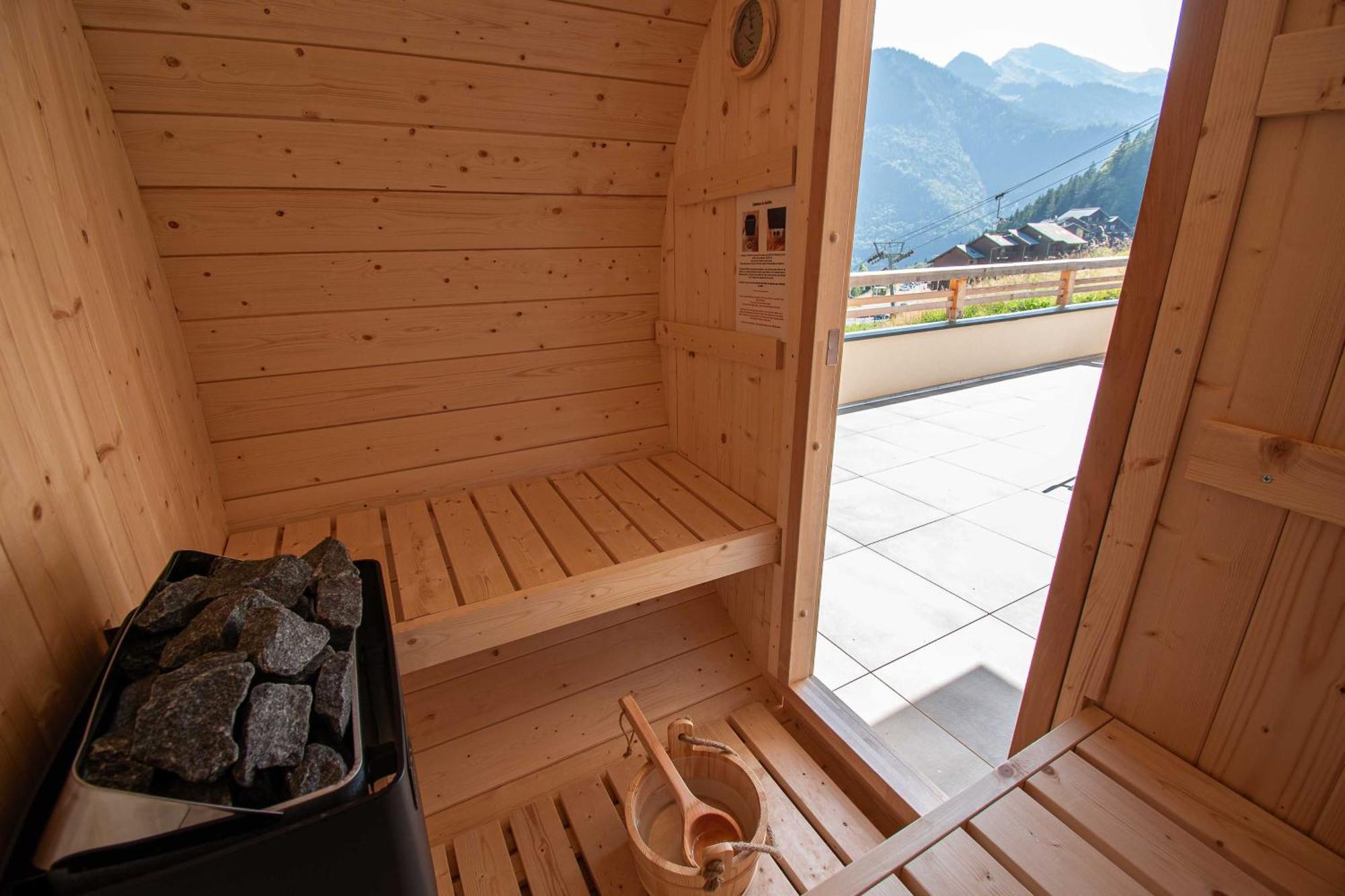 Dans Residence Neuve Le Snow Roc Sur Les Pistes, Grand Studio Cosy 5 Pers Avec Terrasse Panoramique, Sauna, Wifi Saint-Jean-dʼAulps エクステリア 写真